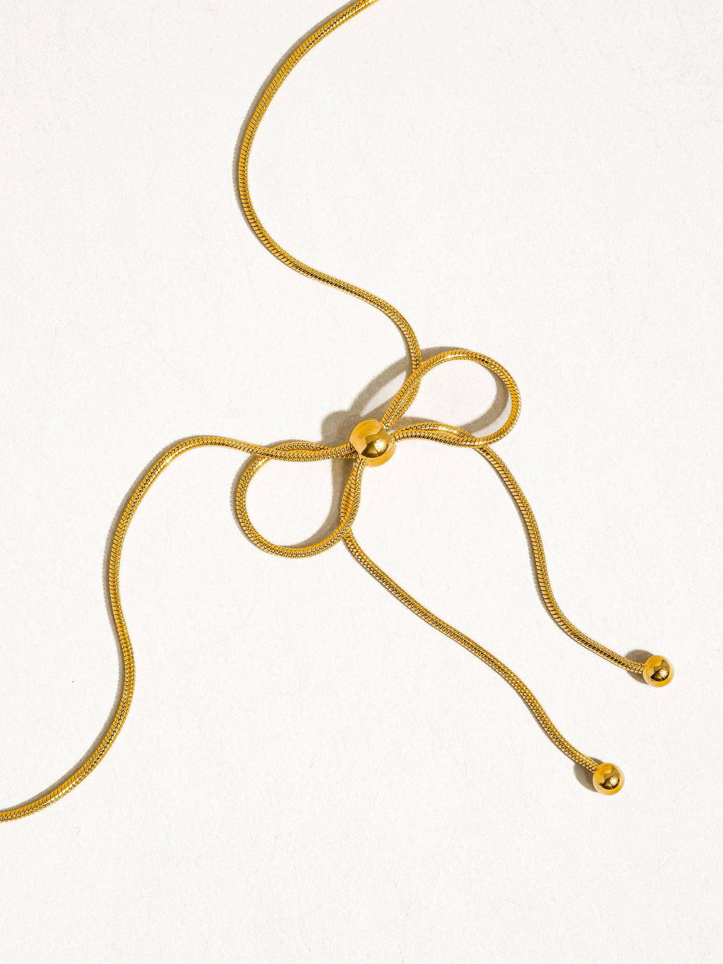 Venus - Bow Chain Necklace