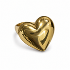 Cupid Ring in gold — front view