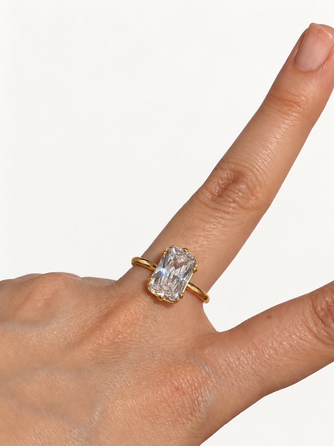 Uriel Ring worn on hand